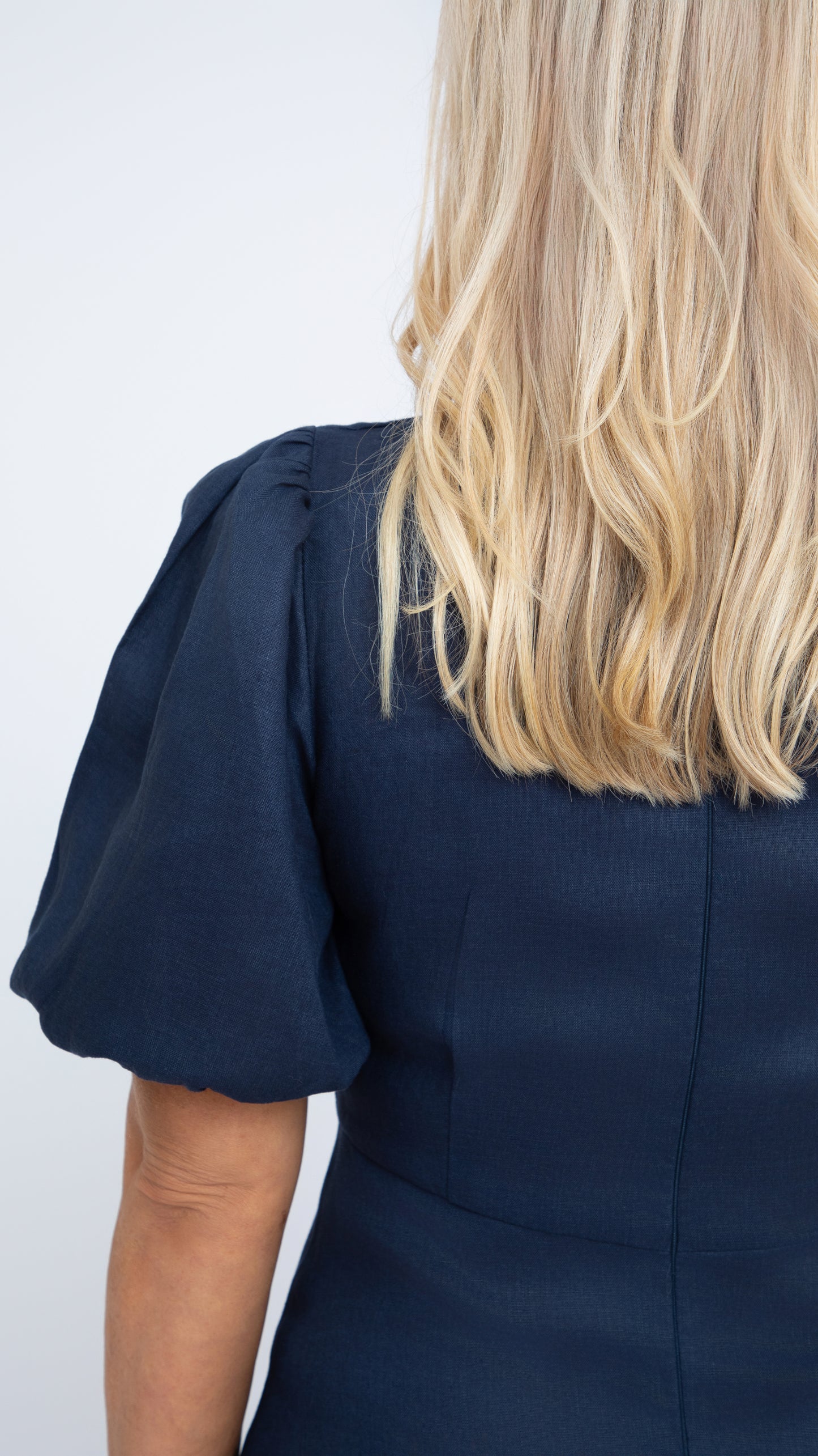 Alison Linen Dress - Mauve